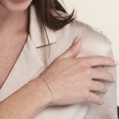 Histoire d'Or Bracelet Adriaan Argent Blanc Oxyde De Zirconium