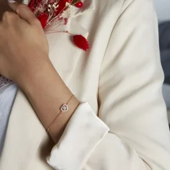 Clearance Histoire d'Or Bracelet Alais Plaqué Or Oxyde De Zirconium plaqué or jaune oxyde