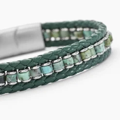 Histoire d'Or Bracelet Alassio Acier Blanc Turquoise* Bracelets|Bracelets Fantaisie