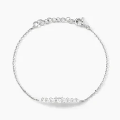 New Histoire d'Or Bracelet Aliah Argent Blanc Oxyde De Zirconium