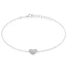 Outlet Histoire d'Or Bracelet Alois Argent Blanc Oxyde De Zirconium