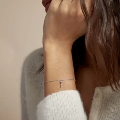 Online Histoire d'Or Bracelet Amalthee Argent Blanc Oxyde De Zirconium