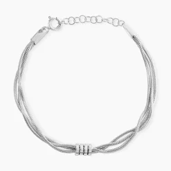Histoire d'Or Bracelet Amaryllis Argent Blanc* Bracelets|Bracelets Fantaisie