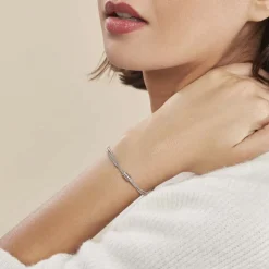 Histoire d'Or Bracelet Amaryllis Argent Blanc* Bracelets|Bracelets Fantaisie