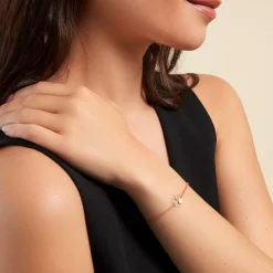 New Histoire d'Or Bracelet Amorette Argent Rose