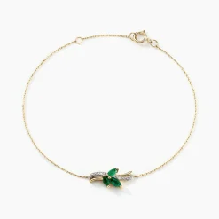 Histoire d'Or Bracelet Angie Or Jaune Emeraude Diamant* Bracelets