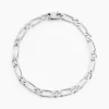 Histoire d'Or Bracelet Anilo Maille Alternee 1/1 Argent Blanc* Bracelets|Bracelets Fantaisie