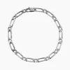 New Histoire d'Or Bracelet Anilo Noircie Argent Blanc