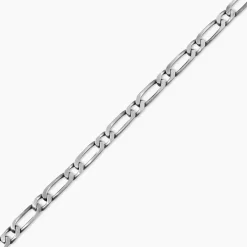New Histoire d'Or Bracelet Anilo Noircie Argent Blanc