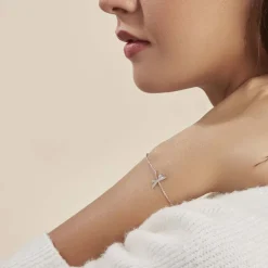 Histoire d'Or Bracelet Anne-louise Argent Blanc* Bracelets|Bracelets Fantaisie