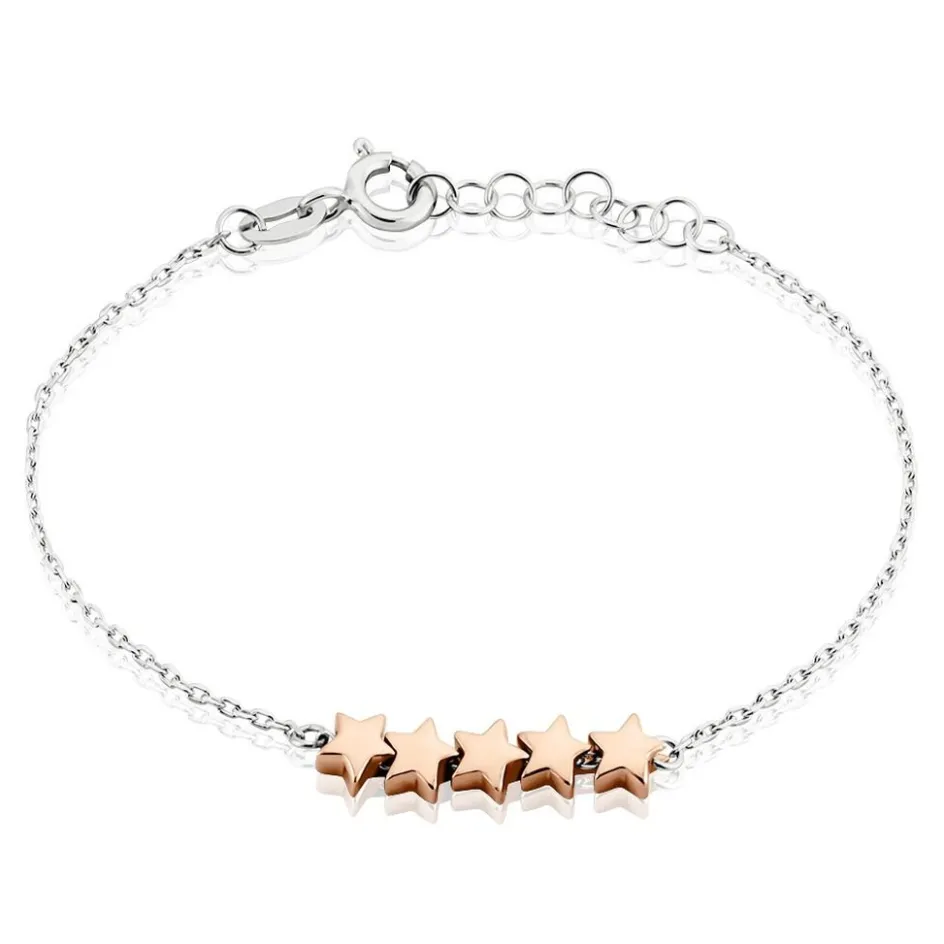 Online Histoire d'Or Bracelet Argent Bicolore Manya