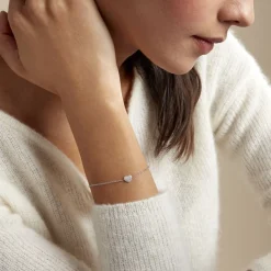 Histoire d'Or Bracelet Argent Blanc Deep In Love Oxyde De Zirconium* Bracelets|Bracelets Fantaisie