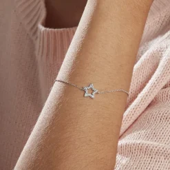 Online Histoire d'Or Bracelet Argent Blanc Dmitri Oxydes De Zirconium