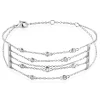 New Histoire d'Or Bracelet Argent Blanc Edvard Oxydes De Zirconium