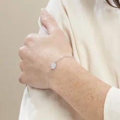Discount Histoire d'Or Bracelet Argent Blanc Paros