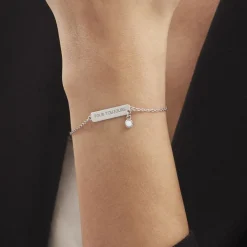 Hot Histoire d'Or Bracelet Argent Blanc Sameera Agate