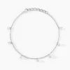 Discount Histoire d'Or Bracelet Argent Collie Argent Blanc Oxyde