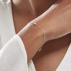 Histoire d'Or Bracelet Argent Lylwenn Oxydes De Zirconium argent blanc oxyde