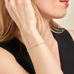 Online Histoire d'Or Bracelet Argent Polka argent blanc