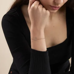 Clearance Histoire d'Or Bracelet Lev argent rose