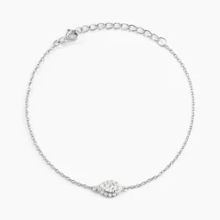 Sale Histoire d'Or Bracelet Argent Tania Oxydes De Zirconium argent blanc oxyde