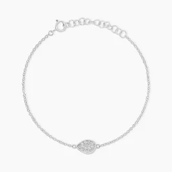 Clearance Histoire d'Or Bracelet Argent Tricoria Oxydes De Zirconium