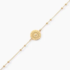 Hot Histoire d'Or Bracelet Artea Plaqué Or Jaune Oxyde De Zirconium