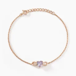 Histoire d'Or Bracelet Atieno Argent Rose Oxyde De Zirconium* Bracelets|Bracelets Fantaisie