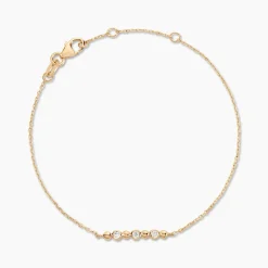 Discount Histoire d'Or Bracelet Aura Plaqué Or Jaune Oxyde De Zirconium