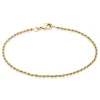 Outlet Histoire d'Or Bracelet Azelys Maille Corde Plaqué Or Jaune