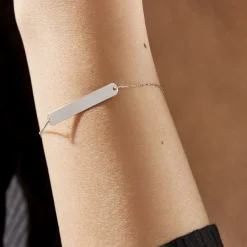 Histoire d'Or Bracelet Beavis Or Blanc* Bijoux Personnalisés|Bracelets