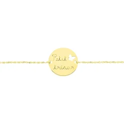 Clearance Histoire d'Or Bracelet Benedicte Message Or Jaune