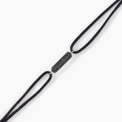 Histoire d'Or Bracelet Black Diamond Or Blanc Diamant Noirs* Bracelets|Bracelets Cordon