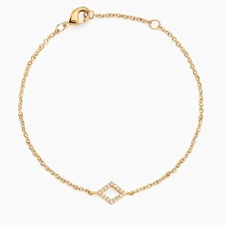 Hot Histoire d'Or Bracelet Brody Plaqué Or Jaune Oxydes De Zirconium