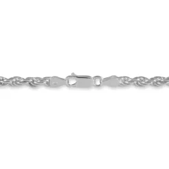 New Histoire d'Or Bracelet Cacilda Maille Corde Argent Blanc