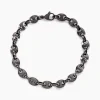 Outlet Histoire d'Or Bracelet Cadia Antique Acier Noir
