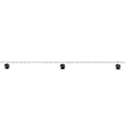 Histoire d'Or Bracelet Callias Argent Blanc Oxyde De Zirconium Noir* Bracelets|Bracelets Fantaisie