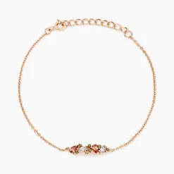 Histoire d'Or Bracelet Camelia Argent Rose Oxyde De Zirconium* Bracelets|Bracelets Fantaisie