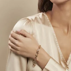 New Histoire d'Or Bracelet Cameron Plaqué Or Jaune