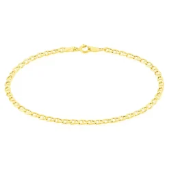 Online Histoire d'Or Bracelet Capucin Or Jaune Maille Marine Plate