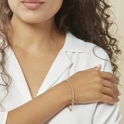 Sale Histoire d'Or Bracelet Carlo Or Bicolore Maille Marine Ronde