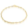 Histoire d'Or Bracelet Carlo Or Bicolore Maille Marine Ronde* Bracelets|Bracelets Maille