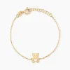 Discount Histoire d'Or Bracelet Carmin Ourson Or Jaune