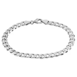 Histoire d'Or Bracelet Casper Maille Gourmette Argent Blanc* Bracelets|Bracelets Maille