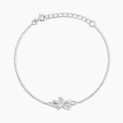 Online Histoire d'Or Bracelet Cesarine Argent Blanc Oxyde De Zirconium