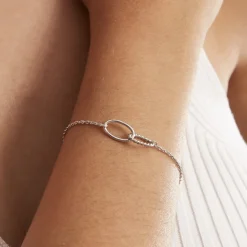 Histoire d'Or Bracelet Cherise Argent Blanc