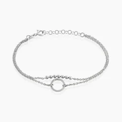 Histoire d'Or Bracelet Claramay Argent Blanc* Bracelets|Bracelets Fantaisie