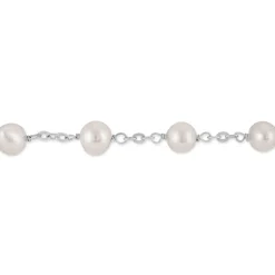 Sale Histoire d'Or Bracelet Corentina Argent Blanc Perle De Culture