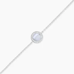 Histoire d'Or Bracelet Court Argent Blanc Nawala Oxyde De Zirconium* Bracelets|Bracelets Fantaisie