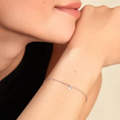 Histoire d'Or Bracelet Court Argent Blanc Constantin Oxyde De Zirconium* Bracelets|Bracelets Fantaisie